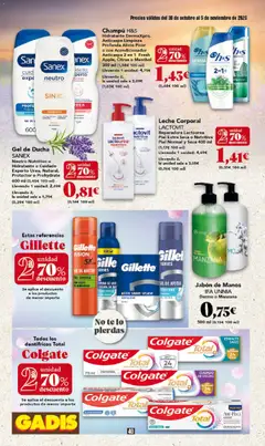 Vista previa Gadis - folleto válido desde el 30.10.2025 | Página: 40 | Productos: Leche corporal, Jabón, Té, Ducha