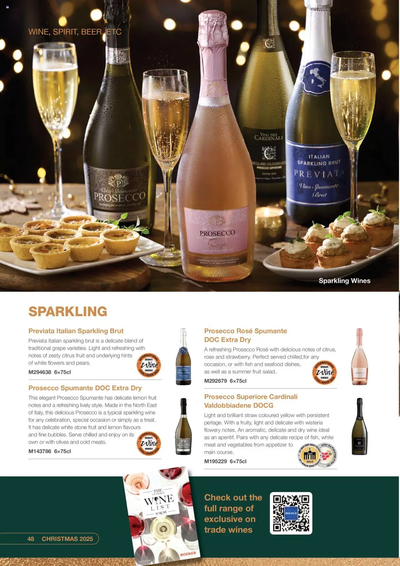  | Page: 48 | Products: Szarvas comb, Prosecco, Wine, Lemon