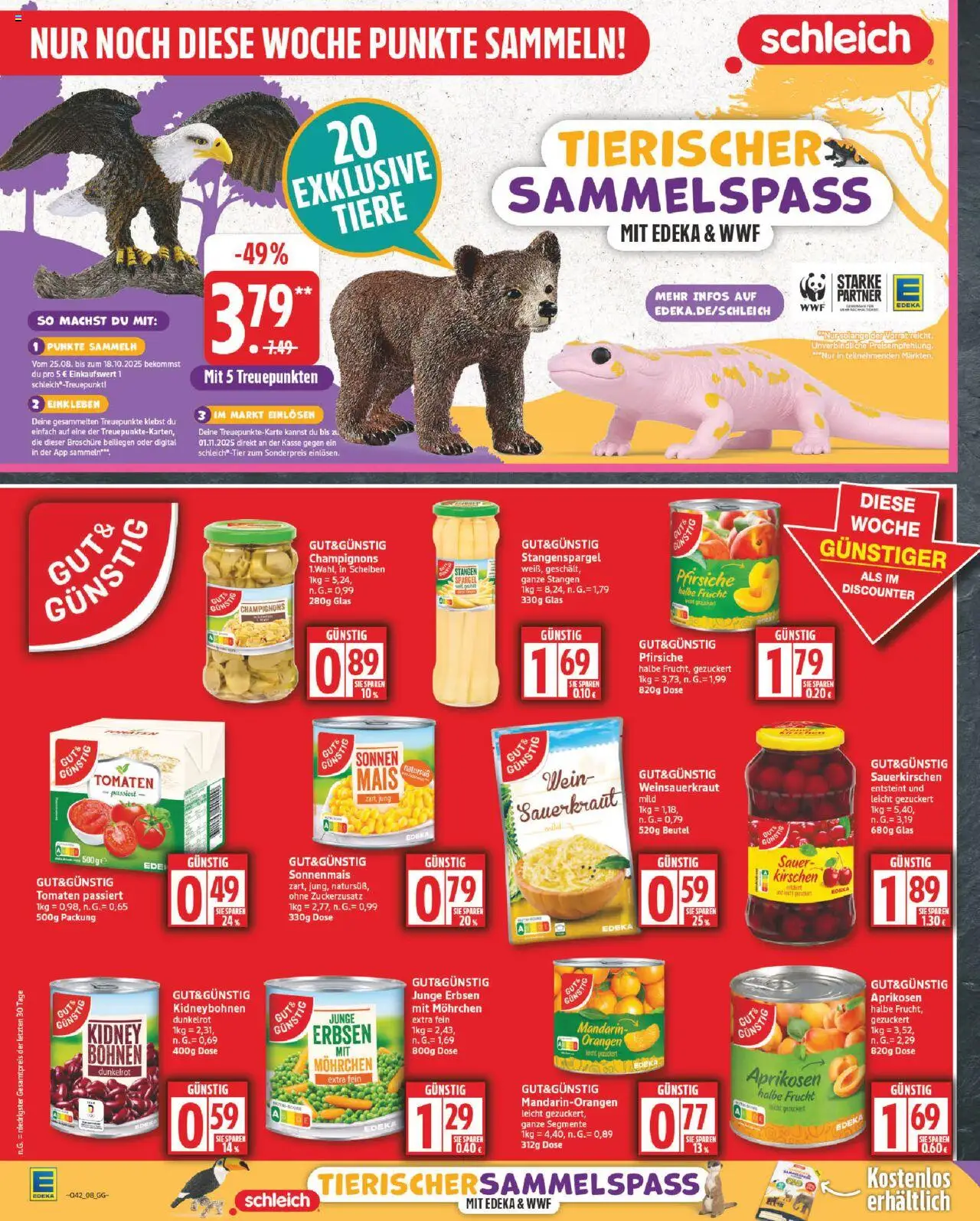 Edeka Prospekt 	 – gültig ab 13.10.2025 | Seite: 8 | Produkte: Tomaten, Kirschen, Champignons, Wein
