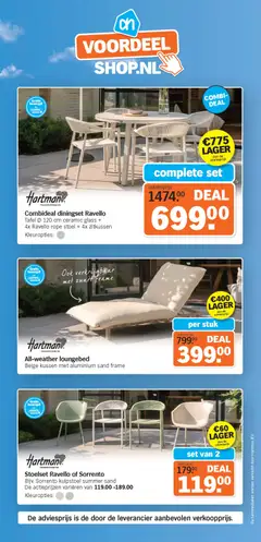 Albert Heijn folder - Voordeelshop folder week 16 - Voorbeeld van een folder van Albert Heijn, geldig van 13.04.2026 | Pagina: 9 | Producten: Kussen, Tafel, Stoel