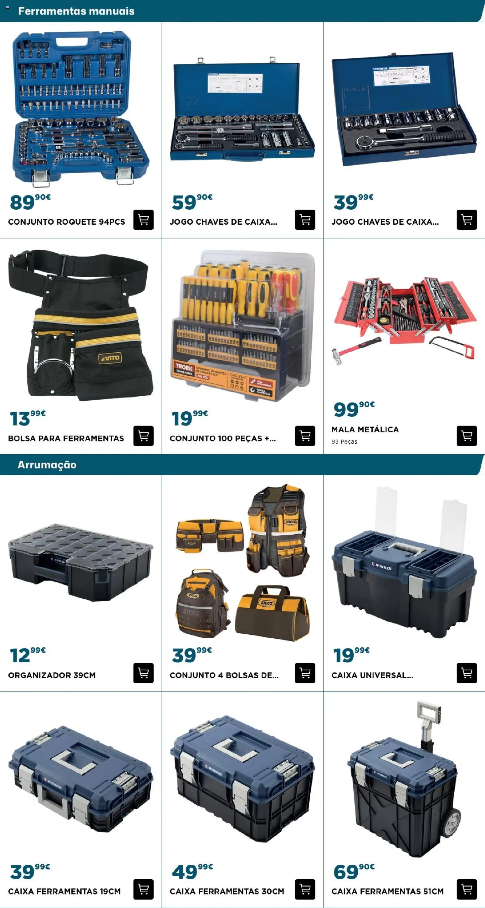BricoMarché - Ferramentas - 24p - Marinha Grande │ válido de 29.11.2025 | Página: 18 | Produtos: Bolsa, Ferramentas, Portas, Caixa