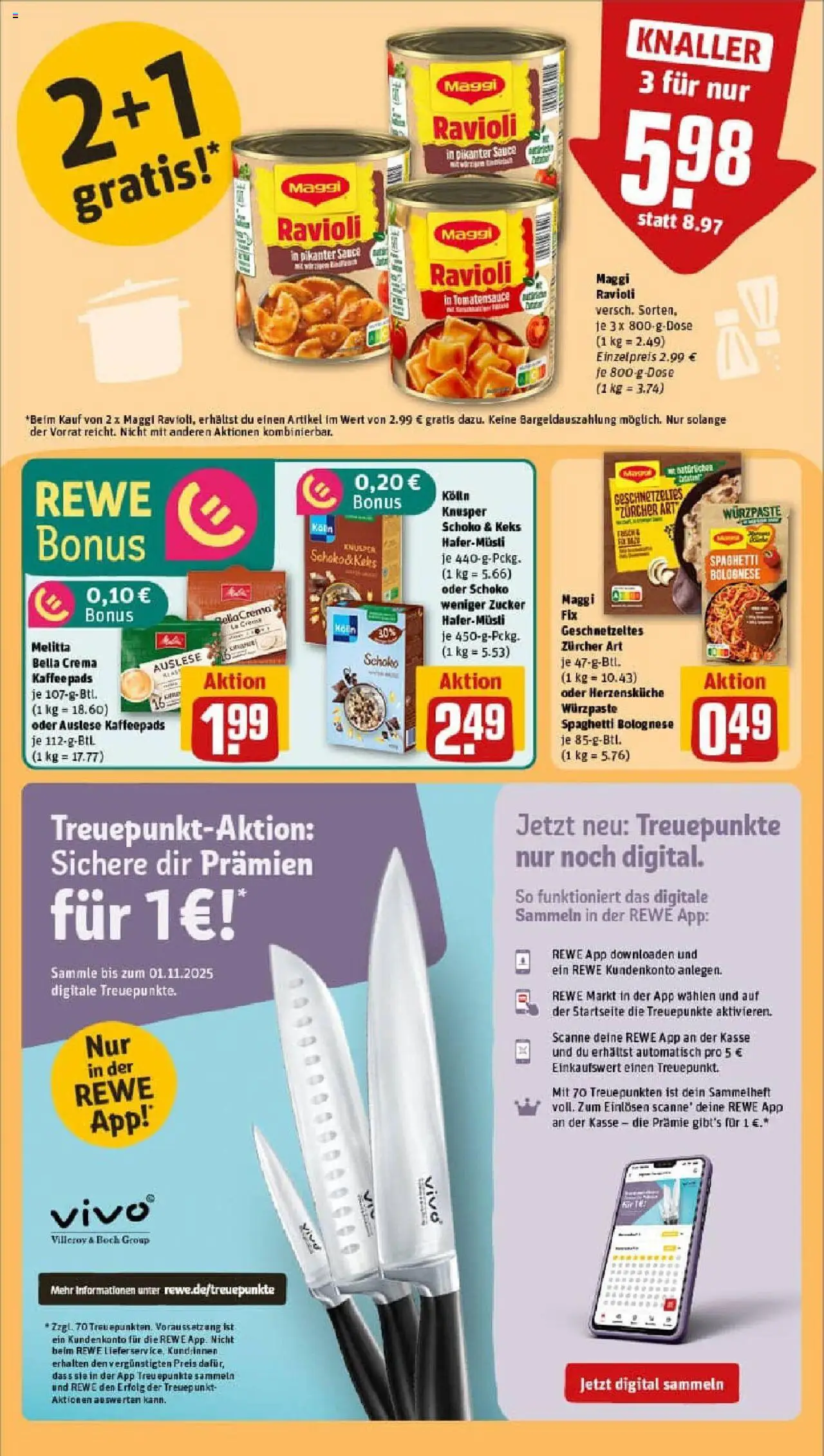 Rewe prospekt Weissenhorn	 - gültig ab dem 24.08.2025 | Seite: 12 | Produkte: Melitta, Kolln, Maggi, Zucker