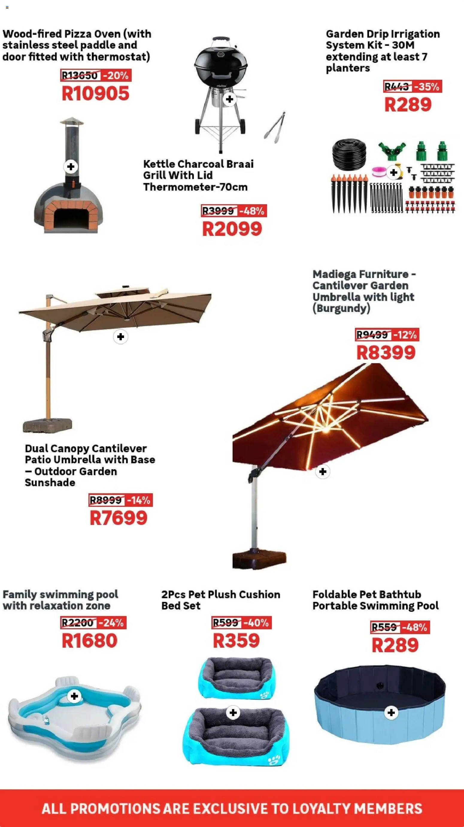 New Leroy Merlin catalogue – valid from 01.03.2026 | Page: 17 | Products: Cushion, Umbrella, Kettle, Pizza