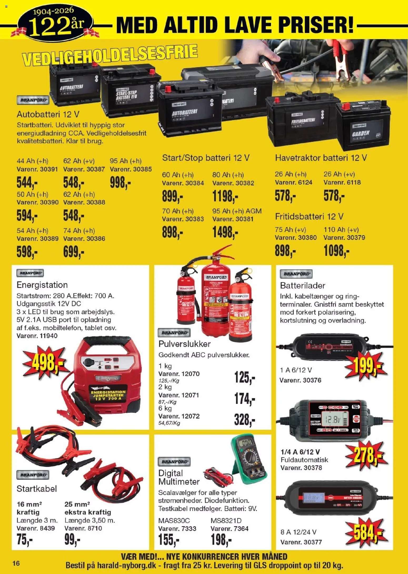 Harald Nyborg tilbudsavis – gyldig fra 19.02.2026 | Side: 16 | Produkter: Tablet, USB, Søm, Batteri