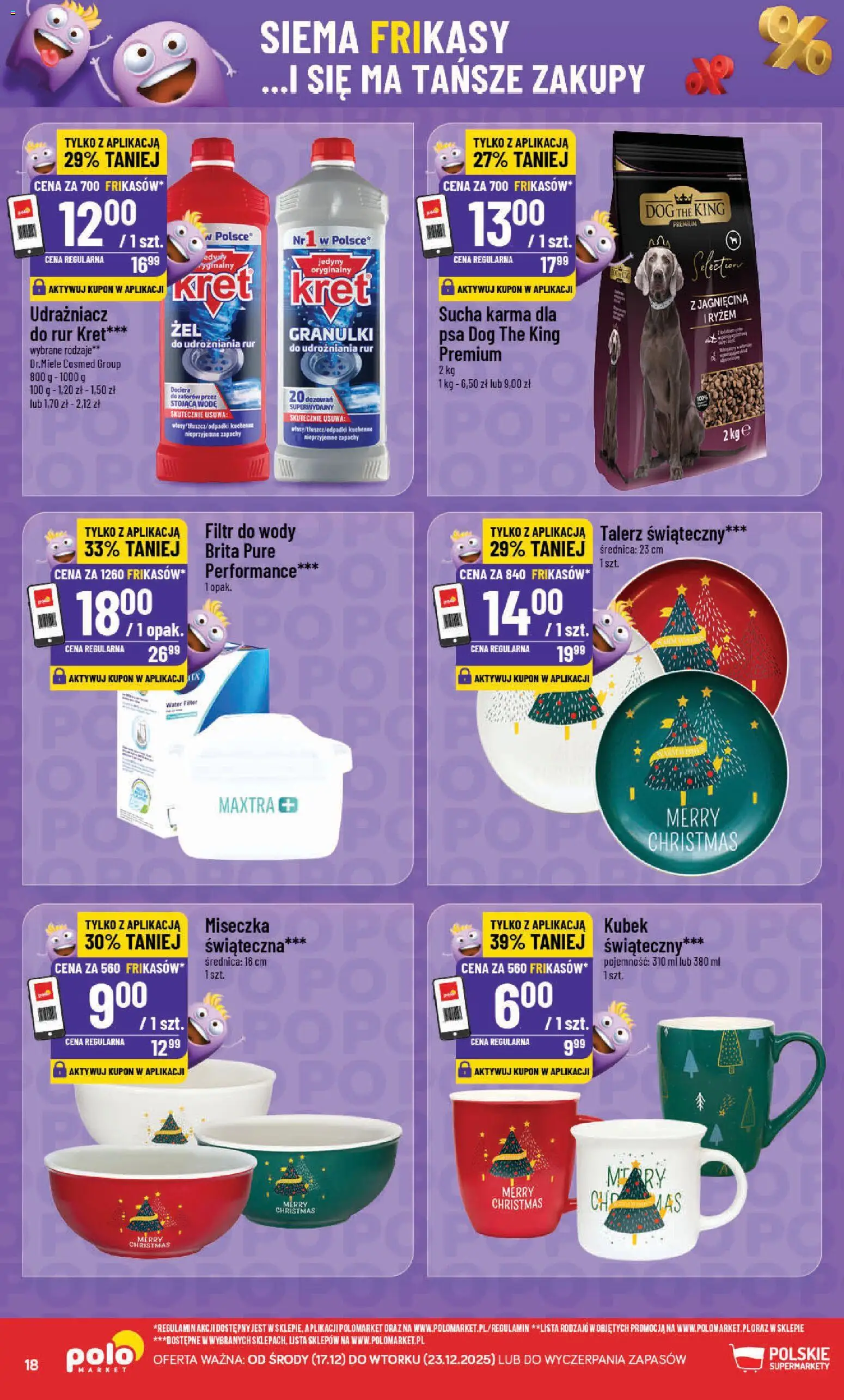 POLOmarket Gazetka - Frikasowe Hity od 17.12.2025 | Strona: 18 | Produkty: Filtr do wody, Jagnięcina