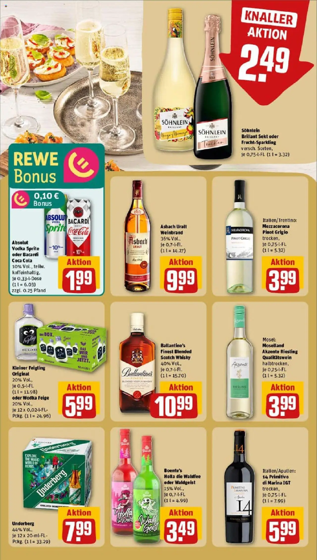 Rewe ihr Kaufpark Prospekt 	 – gültig ab 15.09.2025 | Seite: 19 | Produkte: Whisky, Coca cola, Sprite, Asbach