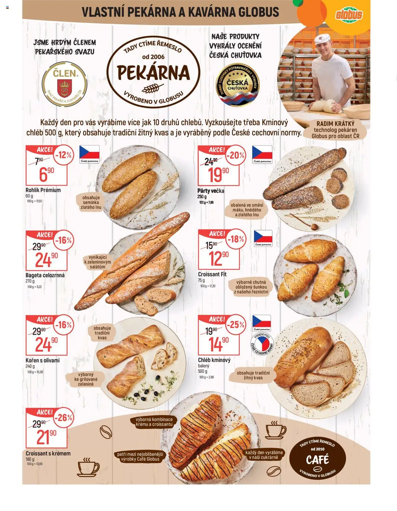 Globus leták - České Budějovice od 10.09.2025 | Strana: 6 | Produkty: Globus, Rohlík, Semínka, Bageta