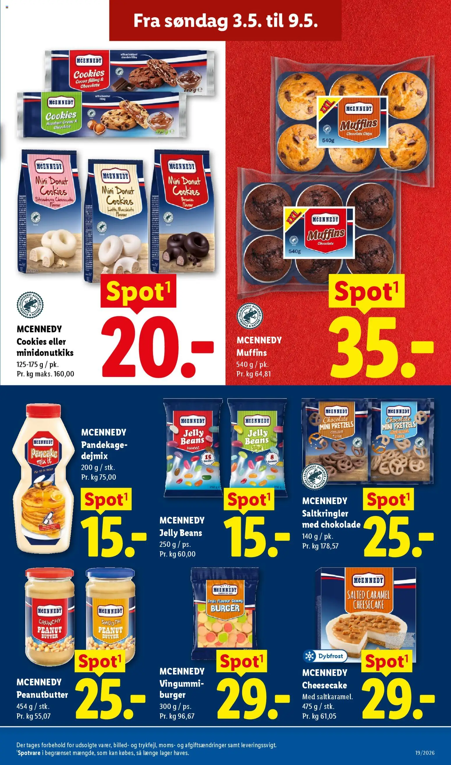 Lidl tilbudsavis – gyldig fra 03.05.2026 | Side: 13 | Produkter: Chokolade, Chips, Vingummi, Muffins
