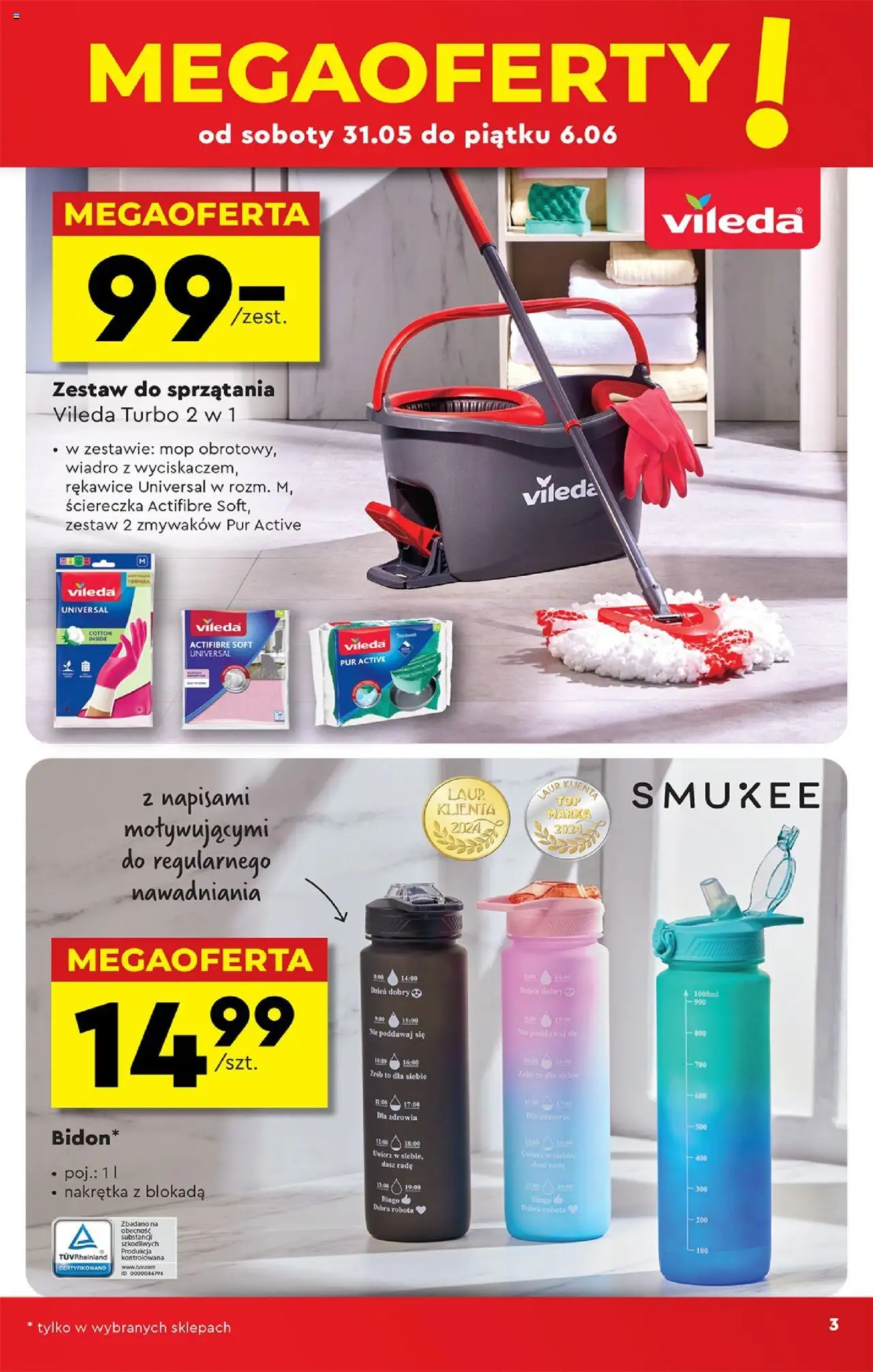 Biedronka gazetka - Okazje tygodnia od 31.05.2025 | Strona: 5 | Produkty: Vileda