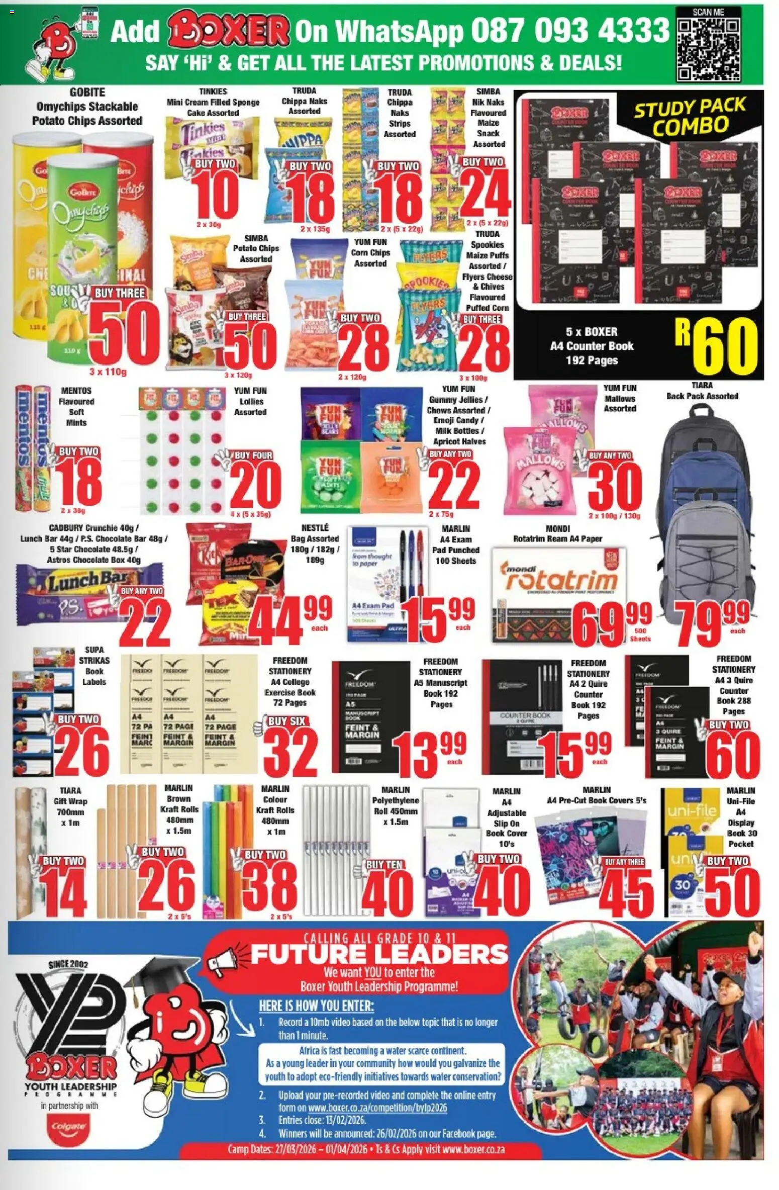 New Boxer catalogue – valid from 05.01.2026 | Page: 7 | Products: Dates, Corn, Milk, Chips