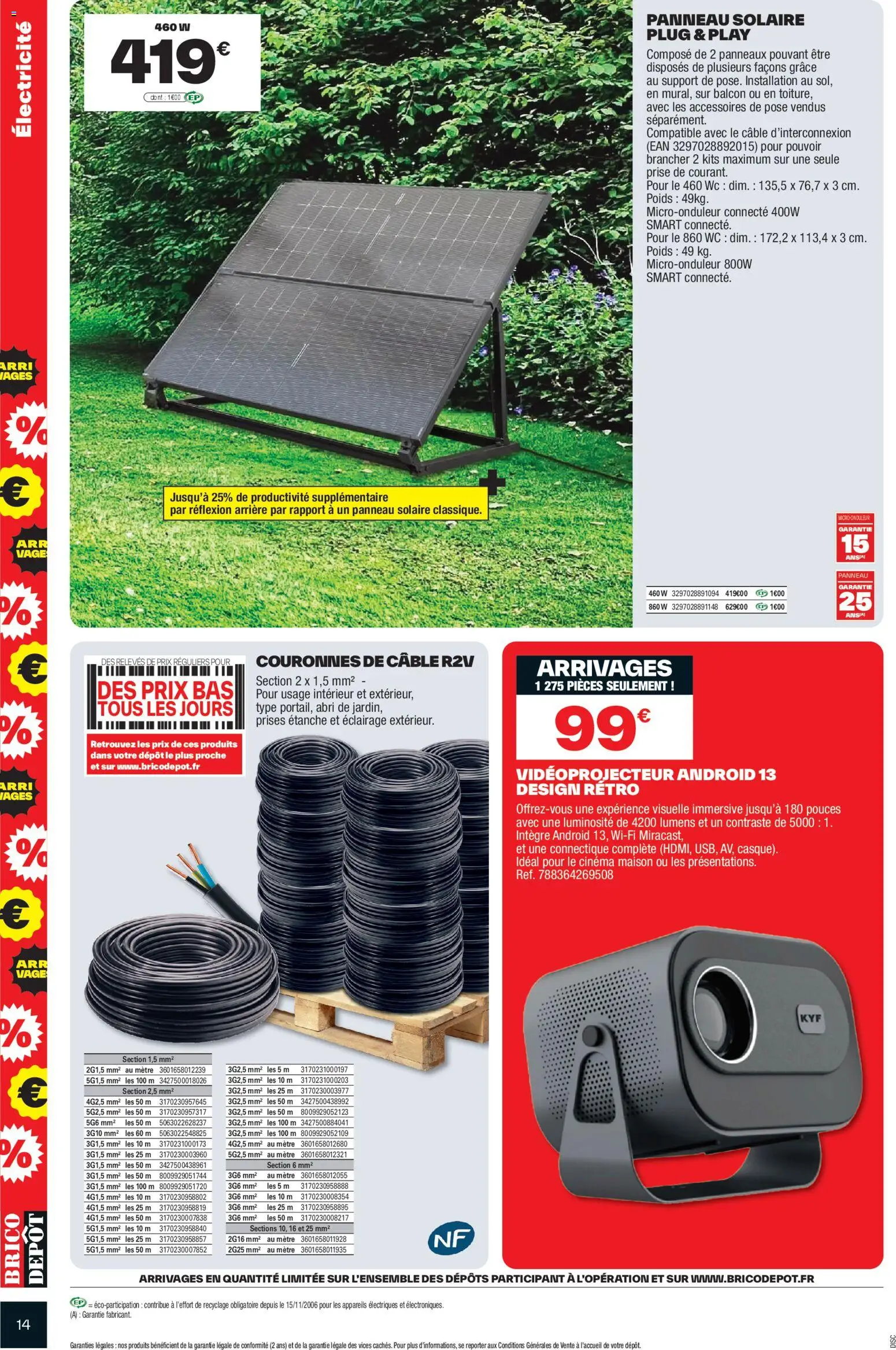 {H1} | Page: 14 | Produits: Câble, Poids, Prises, Prise