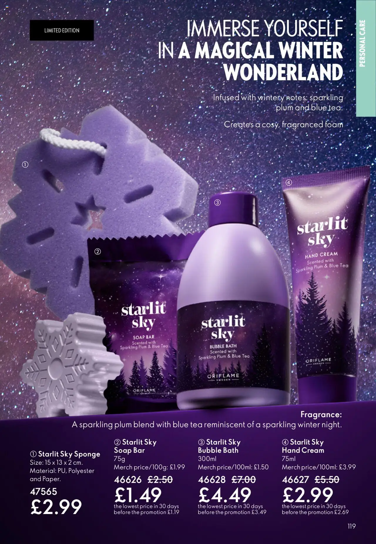 {H1} | Page: 119 | Products: Bath, Fragrance, Hand cream, Soap