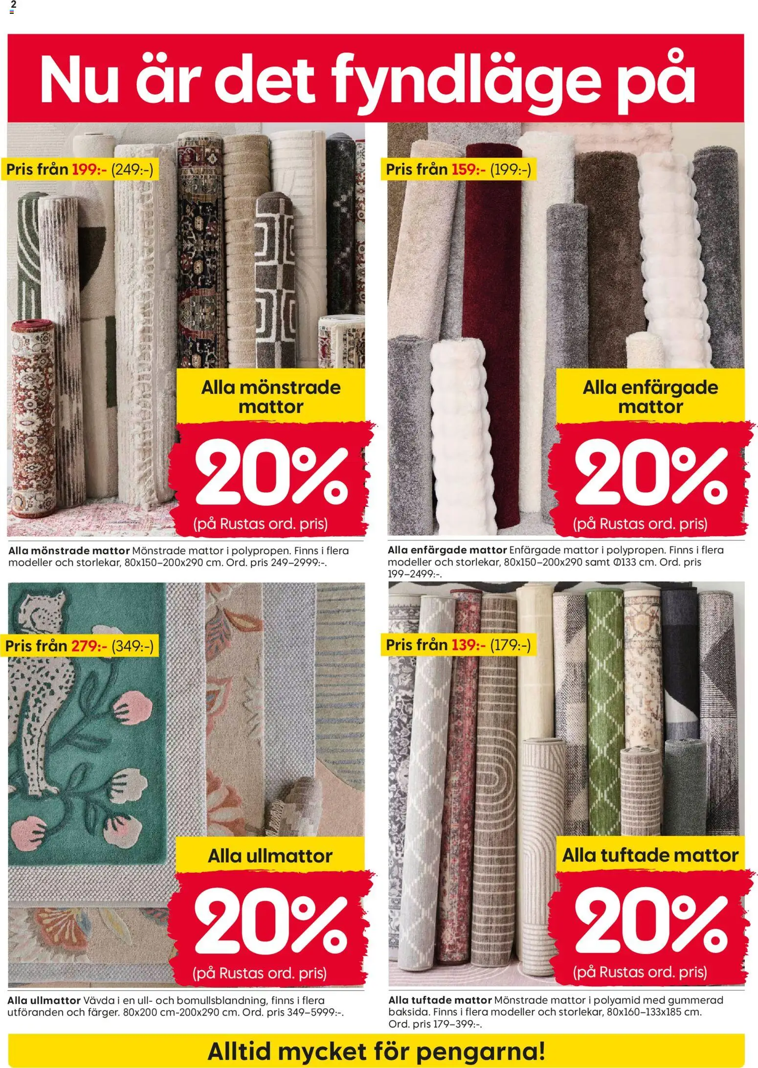 Rusta reklamblad aktuell från 23.02.2026 | Sida: 2