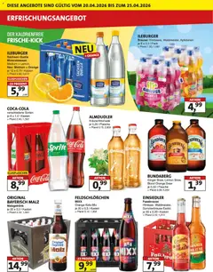 Lösch Depot Prospekt ab 20.04.2026 gültig | Seite: 4 | Produkte: Coca cola, Sprite, Mineralwasser, Fassbrause