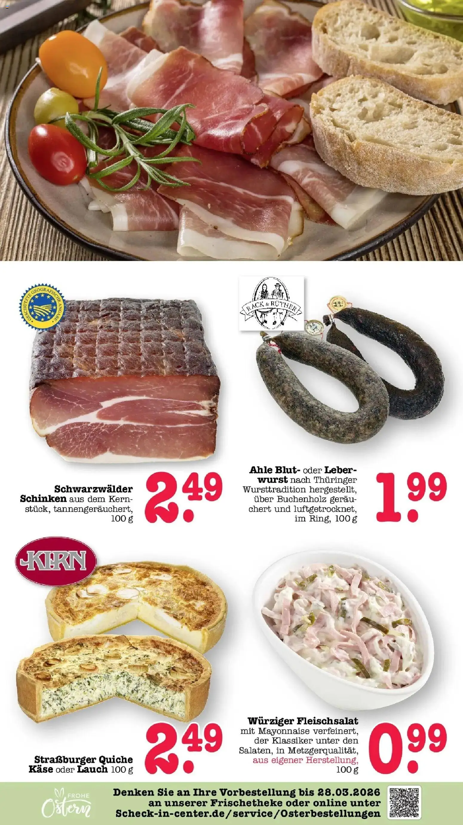 E center Prospekt Sinzheim	 – gültig ab 23.03.2026 | Seite: 6 | Produkte: Käse, Mayonnaise, Wurst, Schinken