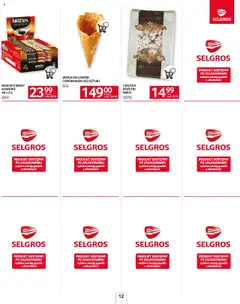 Selgros cash&carry Gazetka - Oferta dla gastronomii od 31.07.2025 | Strona: 12 | Produkty: Wafle, Nescafe, Ciastka
