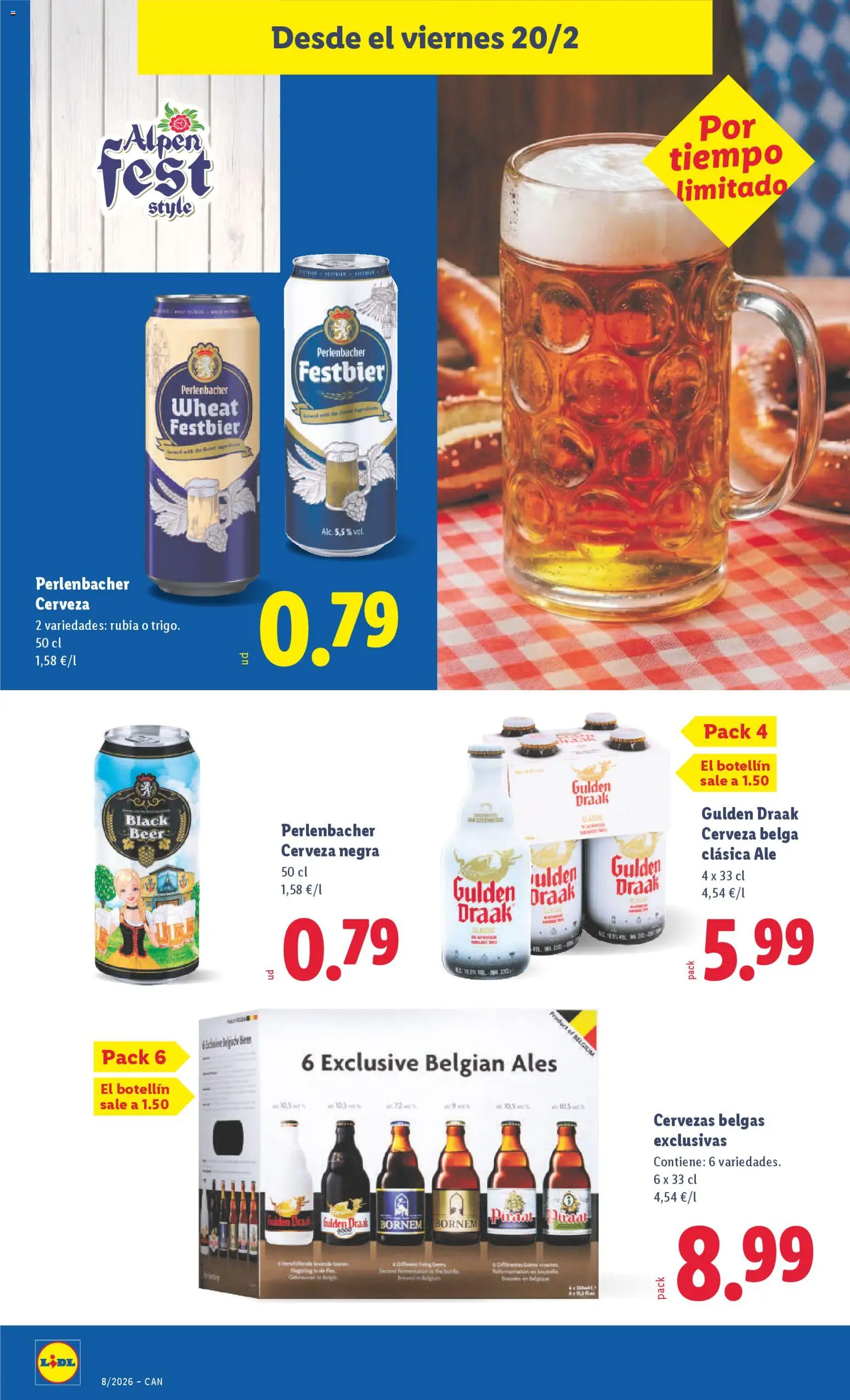 Lidl - Canarias  │ válido desde el 16.02.2026 | Página: 48 | Productos: Cerveza