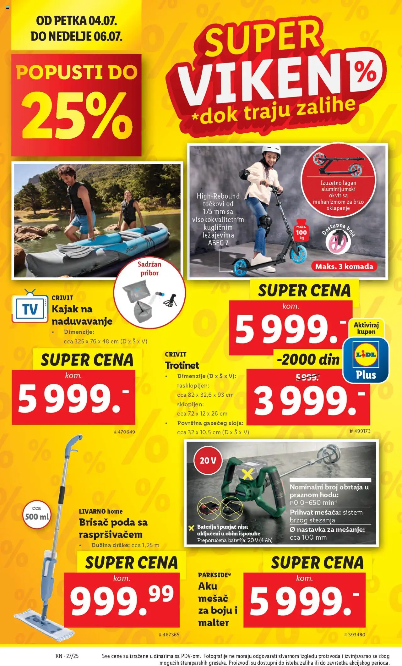 Lidl katalog - važi od 03.07.2025 | Strana: 54 | Proizvode: Baterija