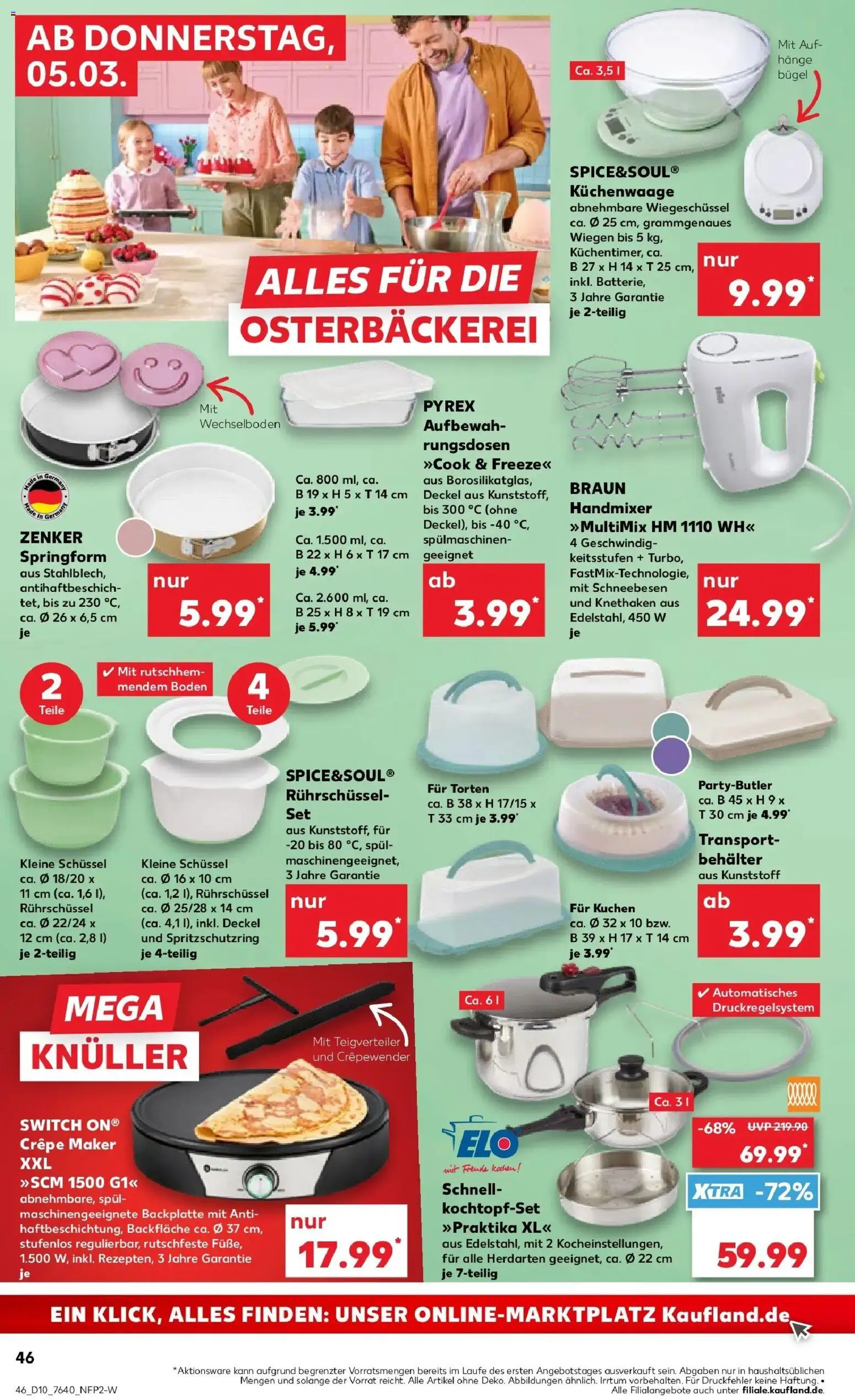 Kaufland Prospekt Hamm	 – gültig ab 02.03.2026 | Seite: 58 | Produkte: Mixer, Handmixer, Kuchen