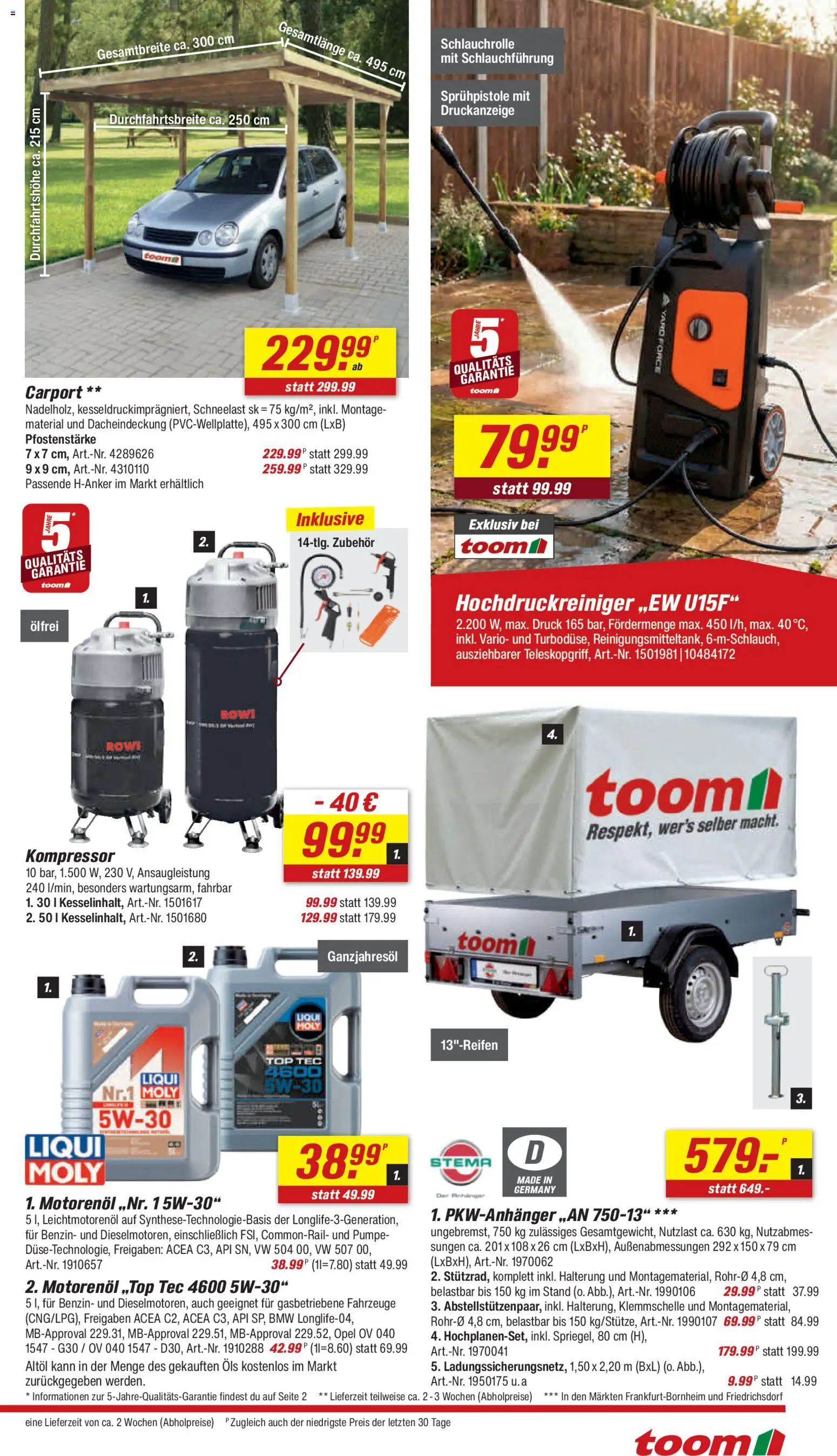 Toom Baumarkt Prospekt 	 – gültig ab 04.04.2026 | Seite: 17 | Produkte: Top, Hochdruckreiniger