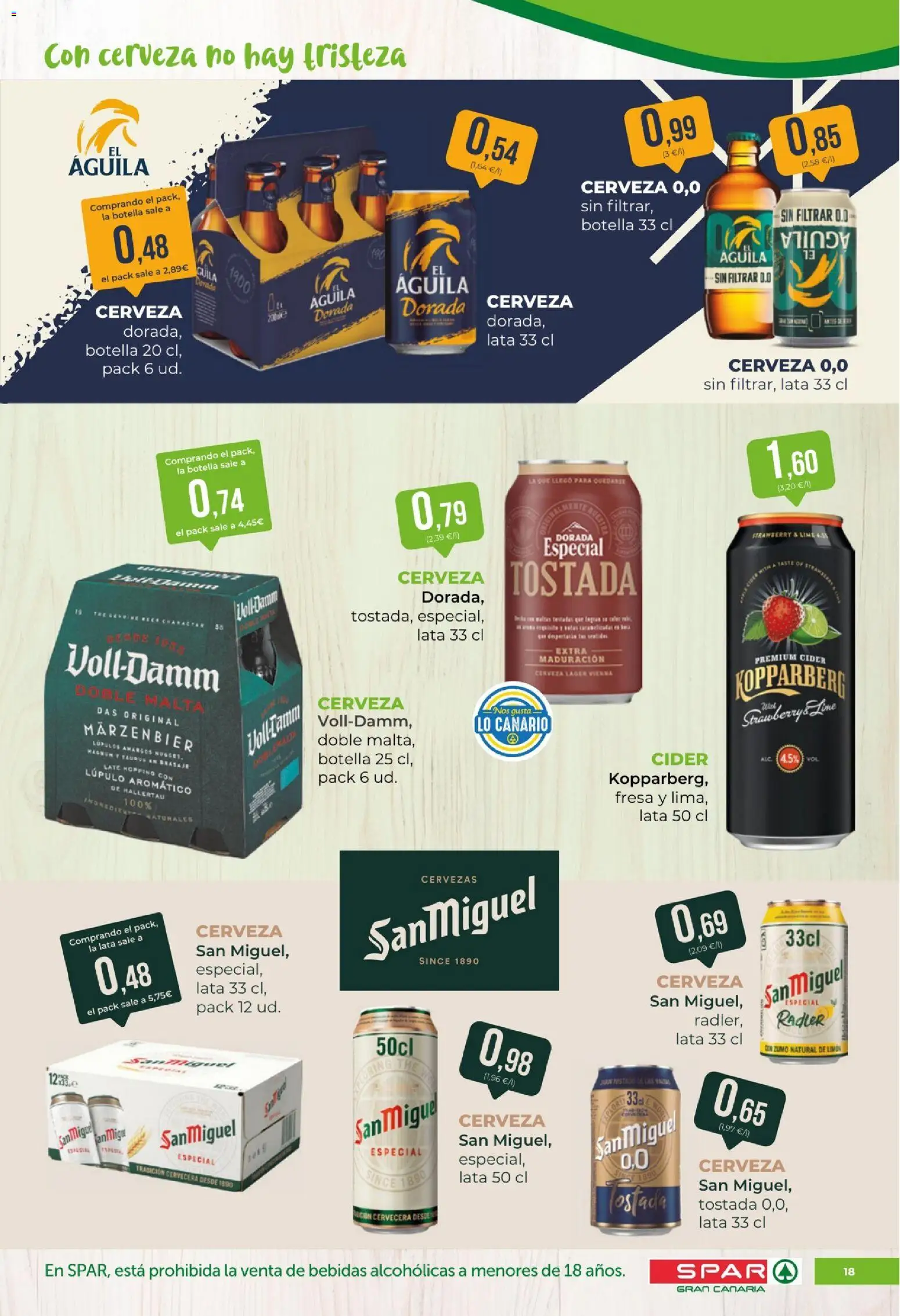 Spar - folleto │ válido desde el 14.11.2025 | Página: 18 | Productos: Cerveza, Ροζ πιπέρι
