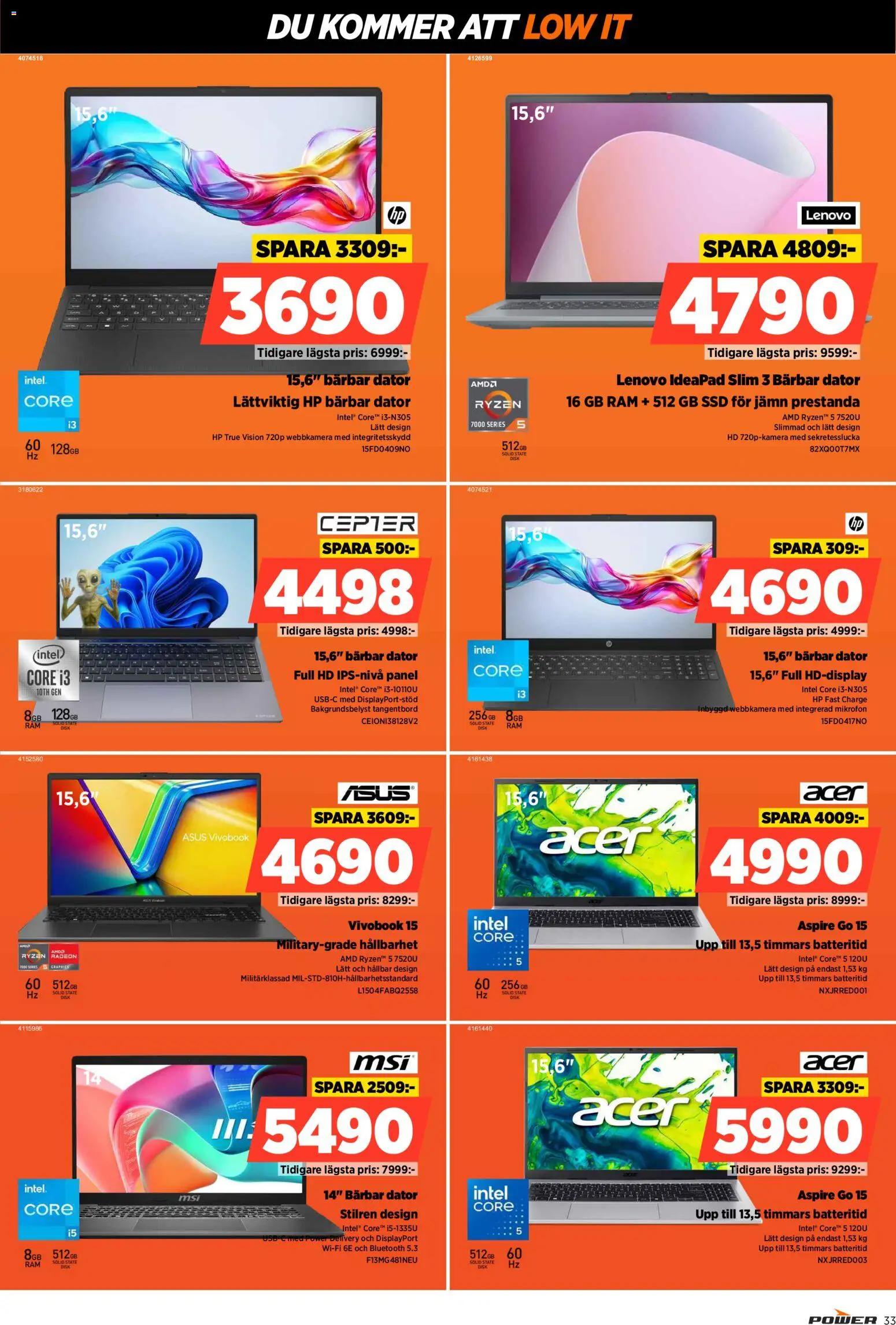 Power reklamblad aktuell från 17.11.2025 | Sida: 33 | Produkter: Tangentbord, Mikrofon, USB, Wifi