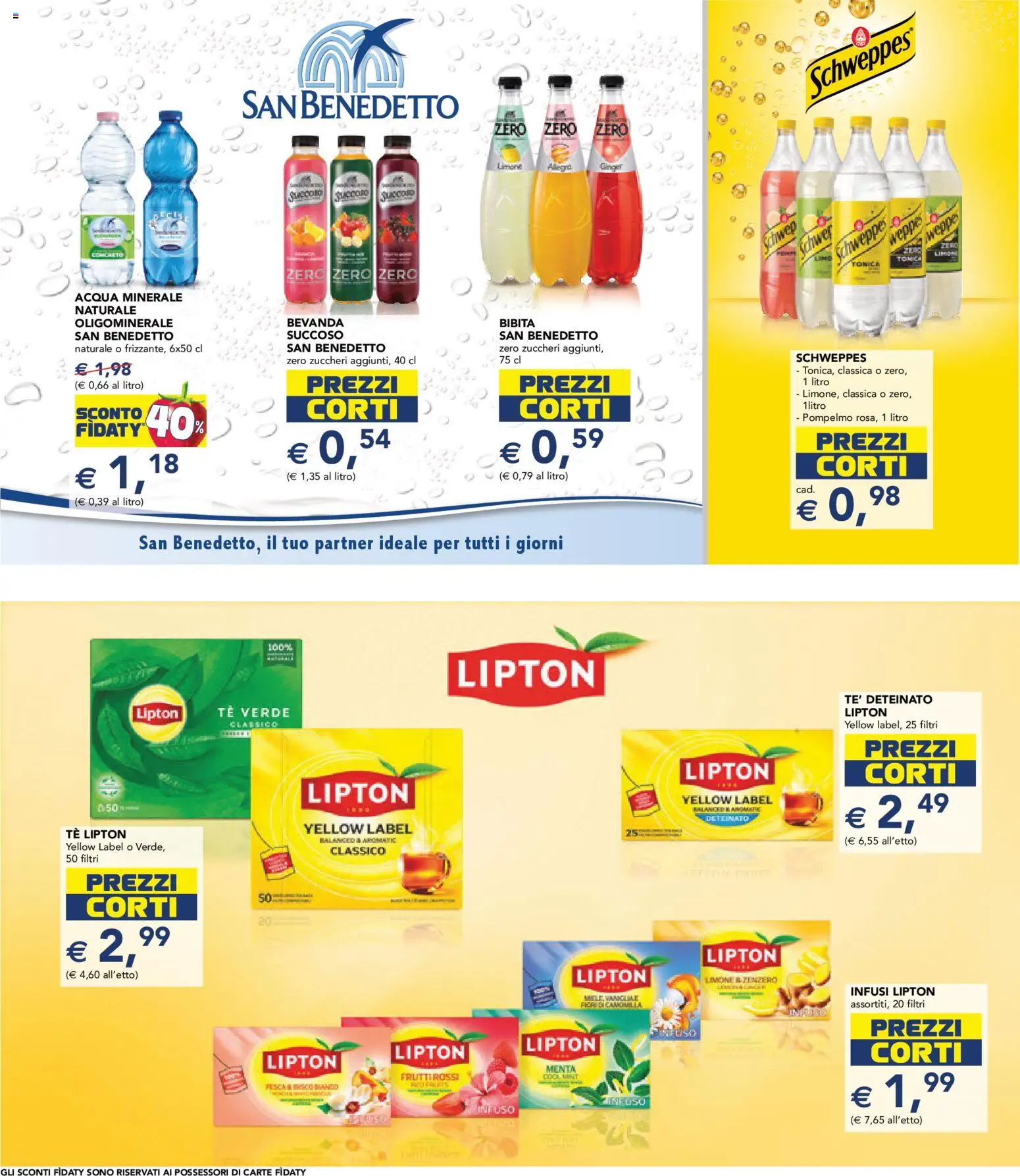 Volantino Esselunga S del 12.02.2026 | Pagina: 26 | Prodotti: Tè, Pompelmo, Limone, Acqua minerale