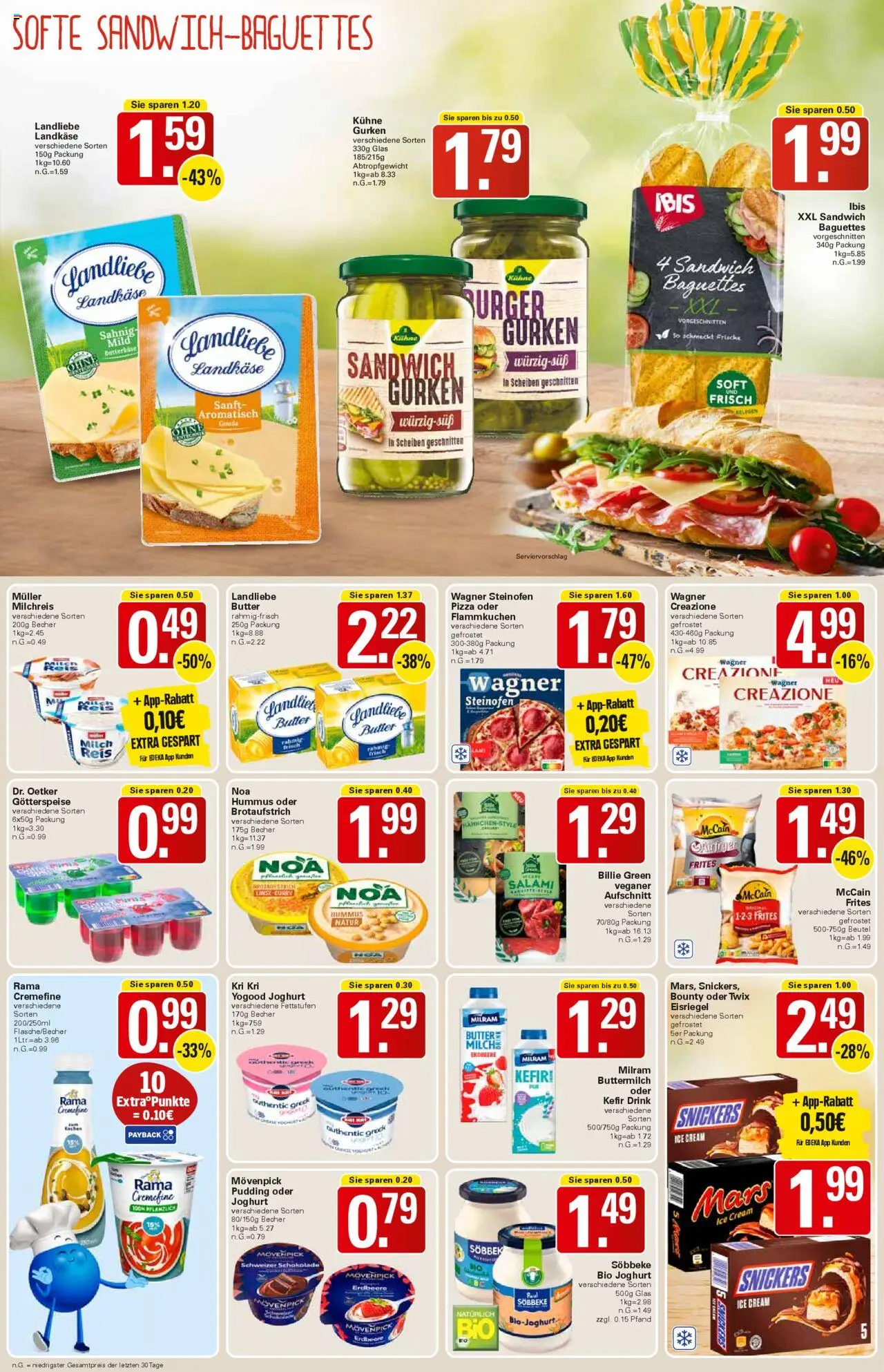 WEZ Prospekt - gültig ab dem 18.08.2025 | Seite: 8 | Produkte: Milch, Mars, Twix, Gurken