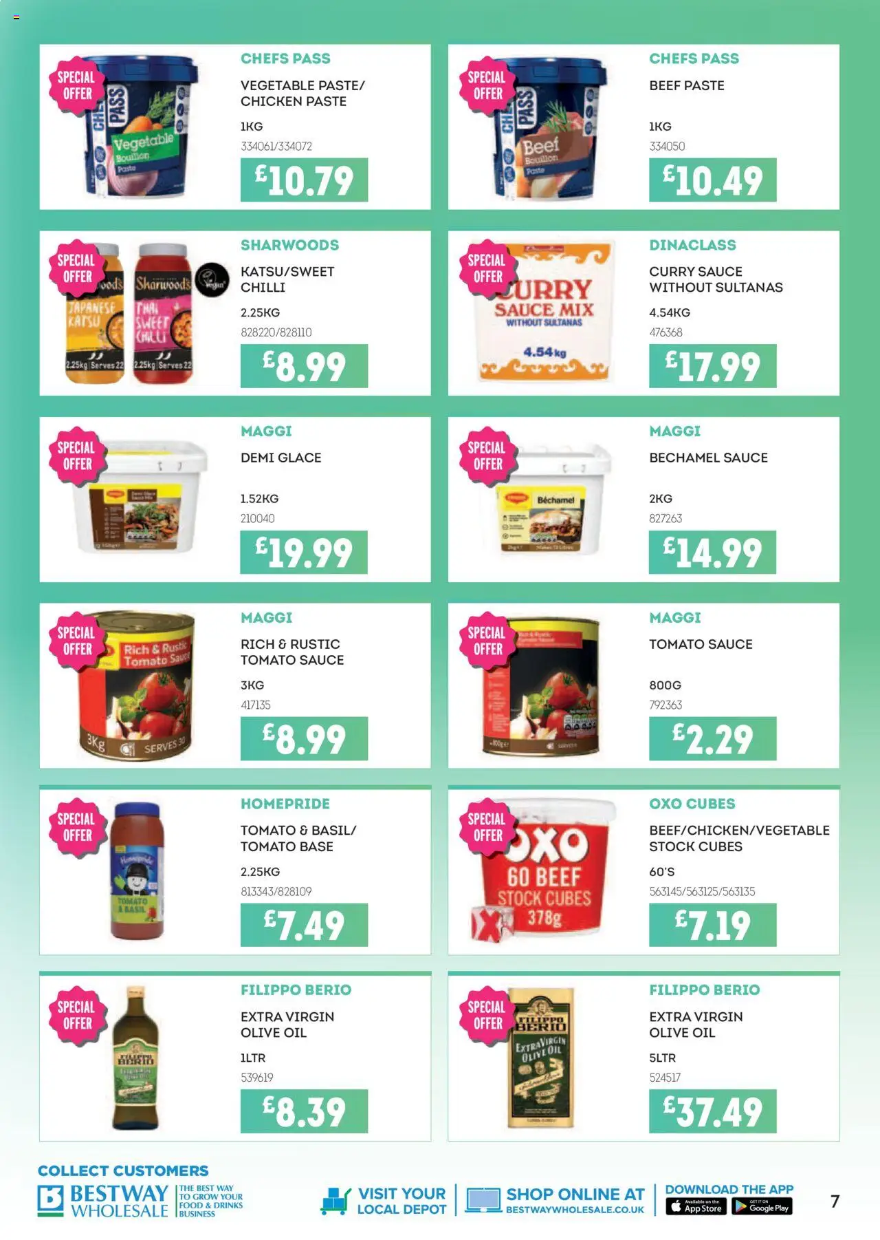 {H1} | Page: 7 | Products: Chilli, Oil, Basil, Beef
