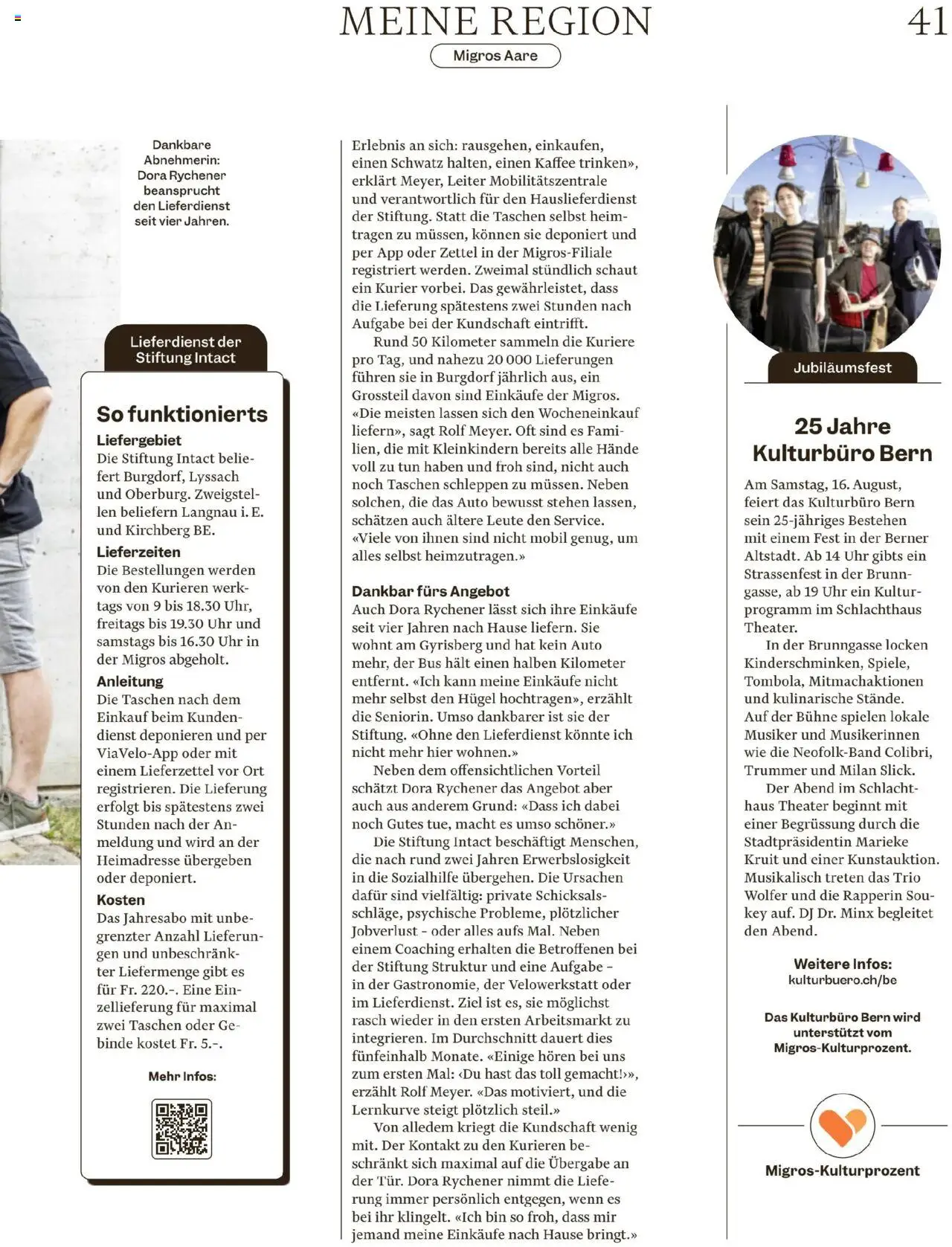 Migros - Magazin ab 12.08.2025 | Seite: 41 | Produkte: Kaffee, Uhr