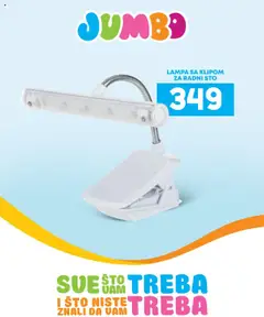 JUMBO katalog - važi od 10.09.2025 | Strana: 5 | Proizvode: Sto, Radni sto, Lampa
