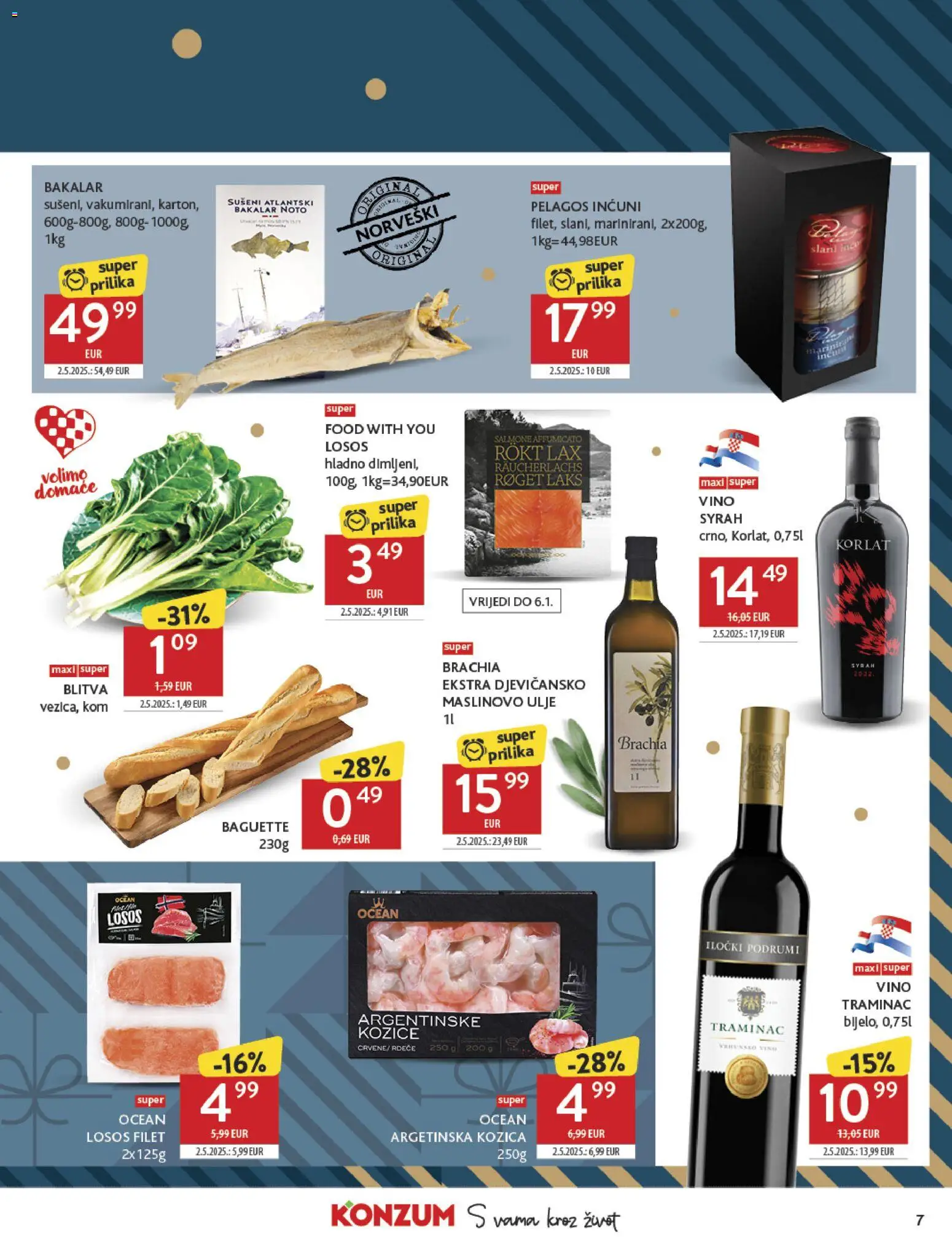 Konzum HR akciós ujság - amely érvényes a következő dátumtól: 17.12.2025 | Oldal: 7