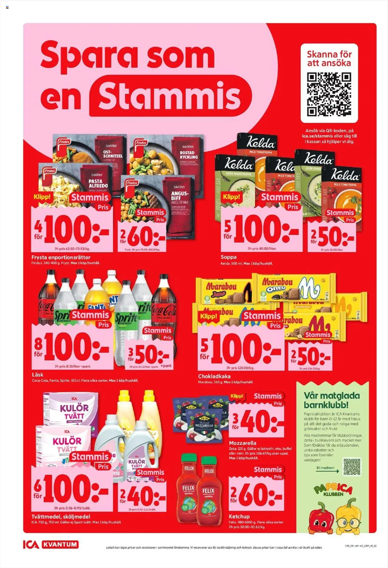 ICA Kvantum reklamblad aktuell från 22.09.2025 | Sida: 2 | Produkter: Såg, Sprite, Pasta, Ketchup