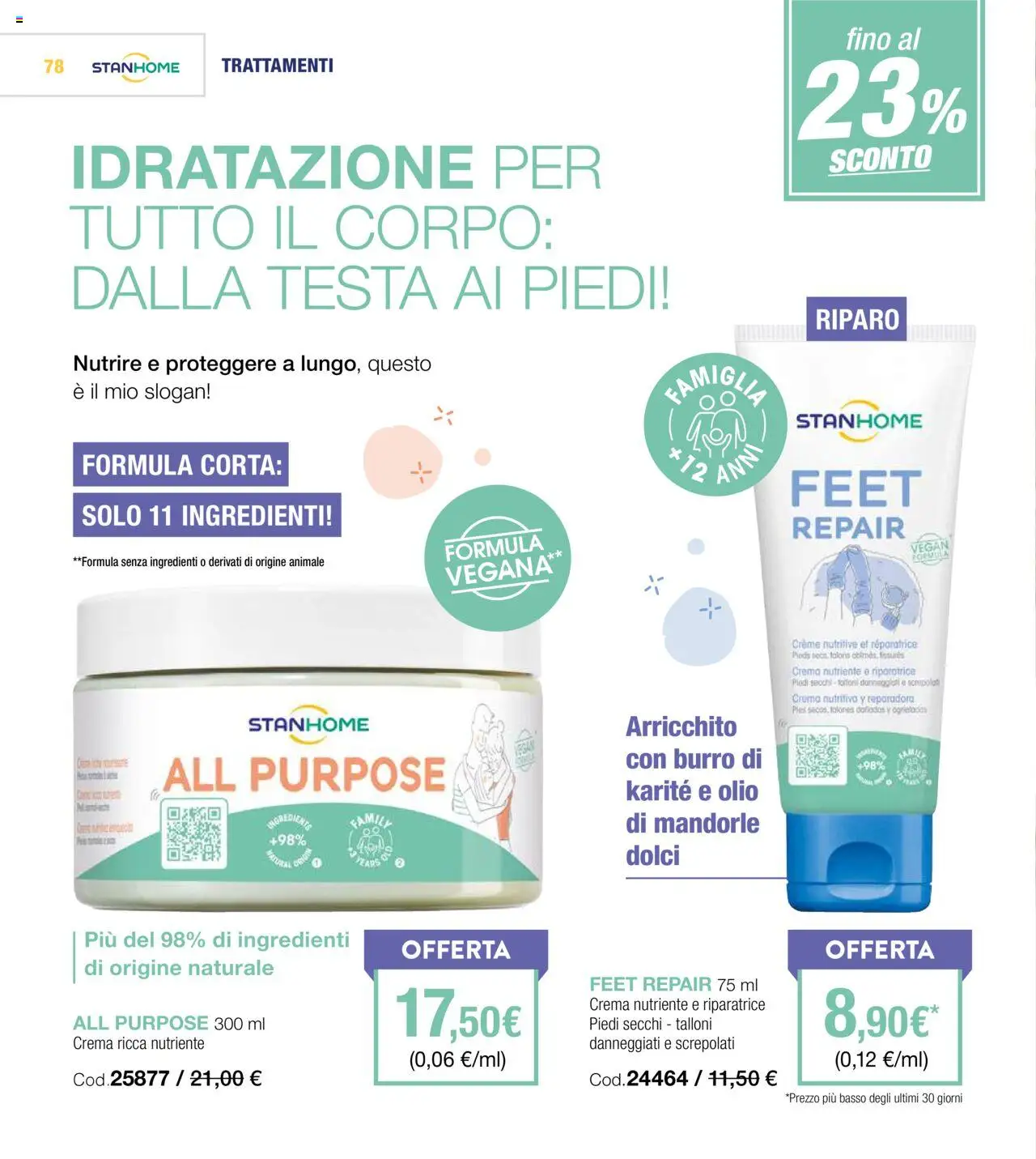 Volantino Stanhome del 05.08.2025 | Pagina: 78 | Prodotti: Crema, Olio, Burro, Mandorle