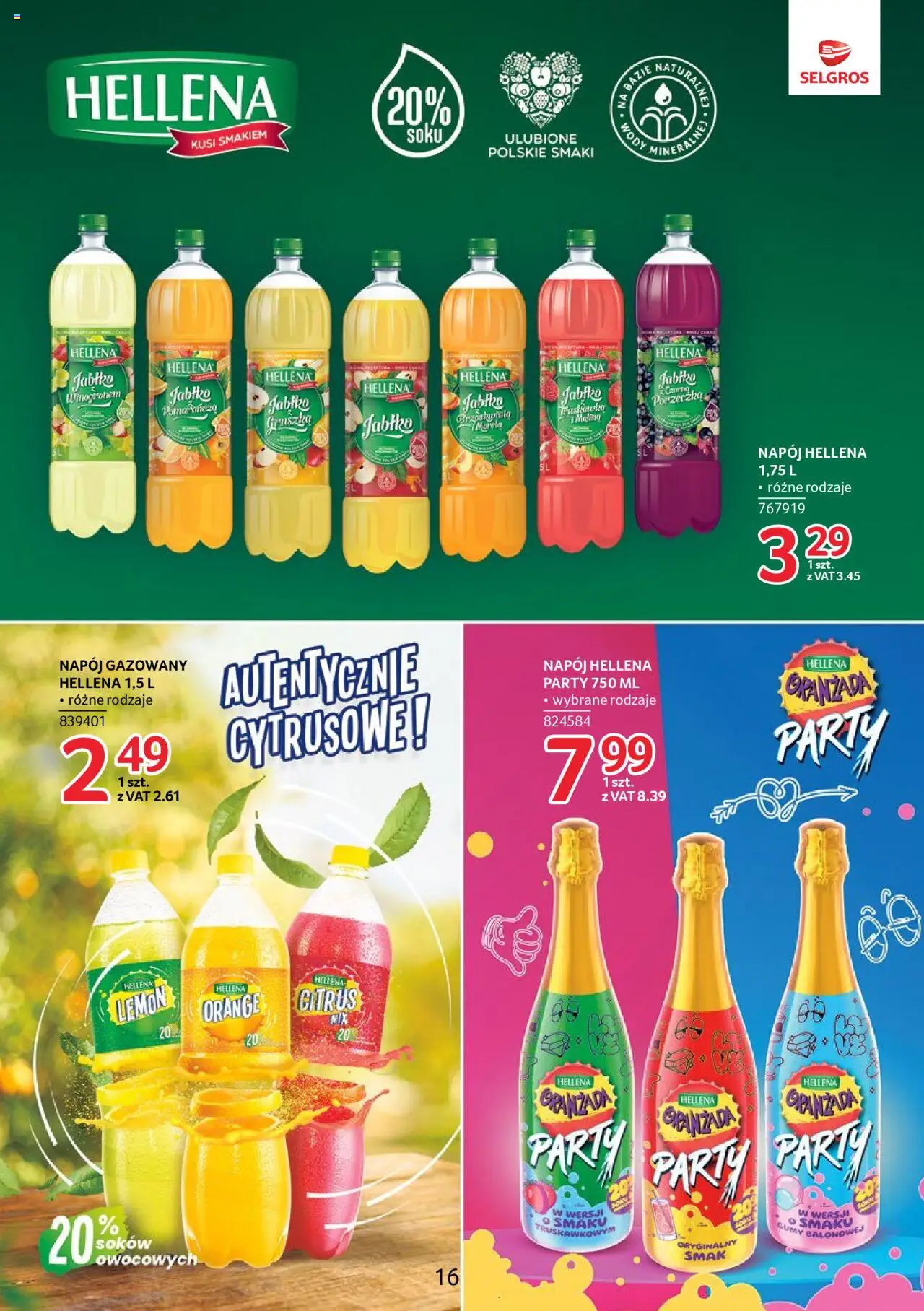 Selgros cash&carry Gazetka - Markowe produkty od 09.10.2025 | Strona: 16 | Produkty: Gruszka, Gumy, Porzeczka