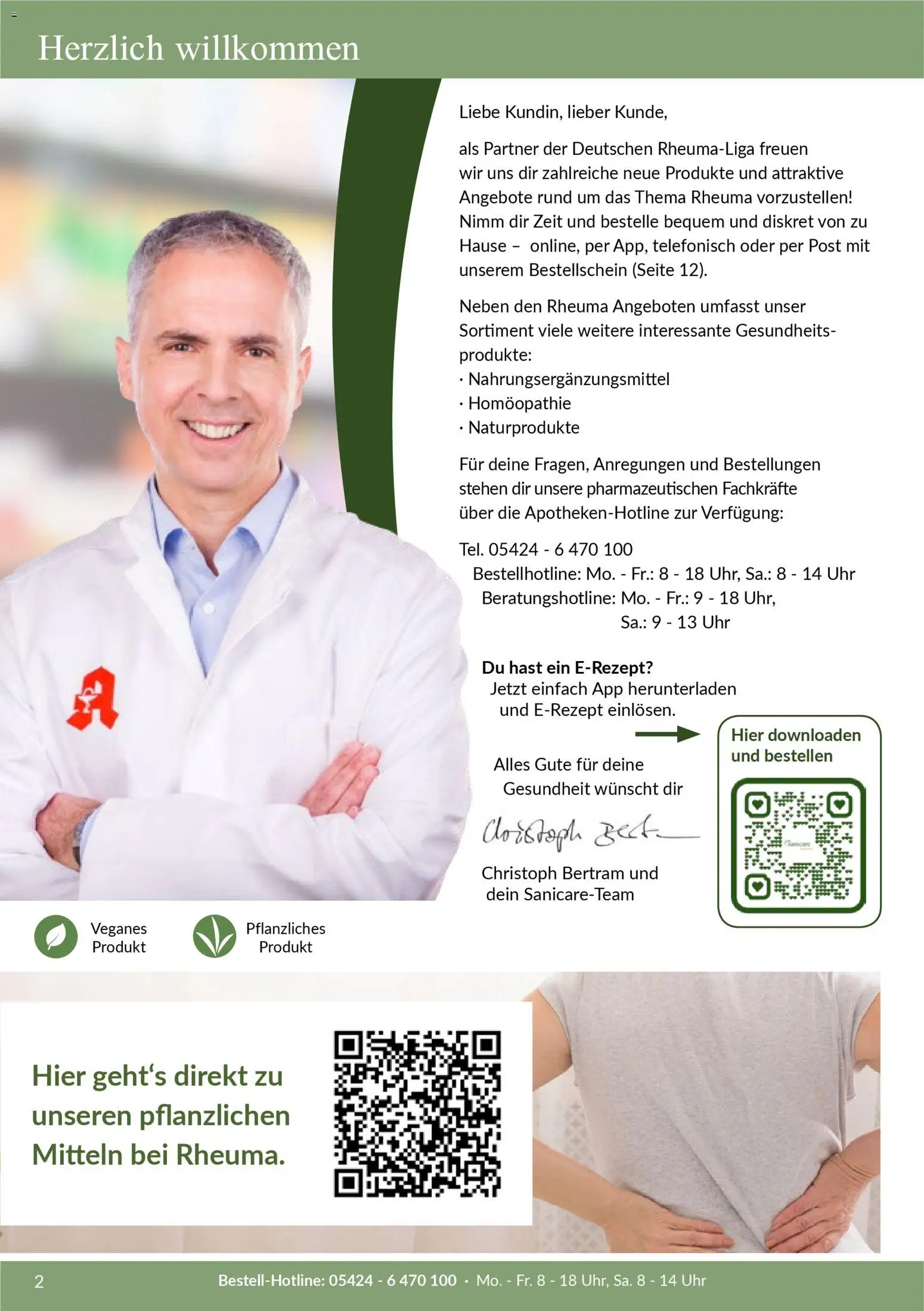 Sanicare Rheuma Katalog 2026 – gültig ab 20.03.2026 | Seite: 2 | Produkte: Uhr