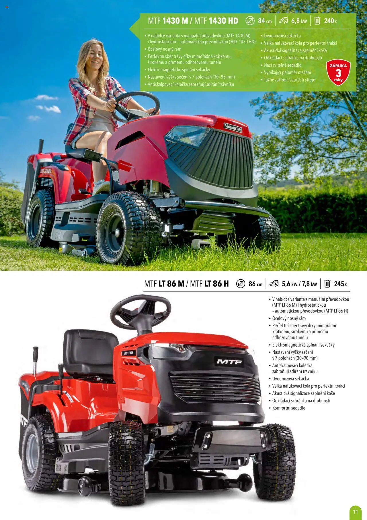 Mountfield katalog 2025 od 16.04.2025 | Strana: 11 | Produkty: Sekačka, Kola