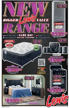 Lewis Stores specials catalogue – valid from 01.10.2025