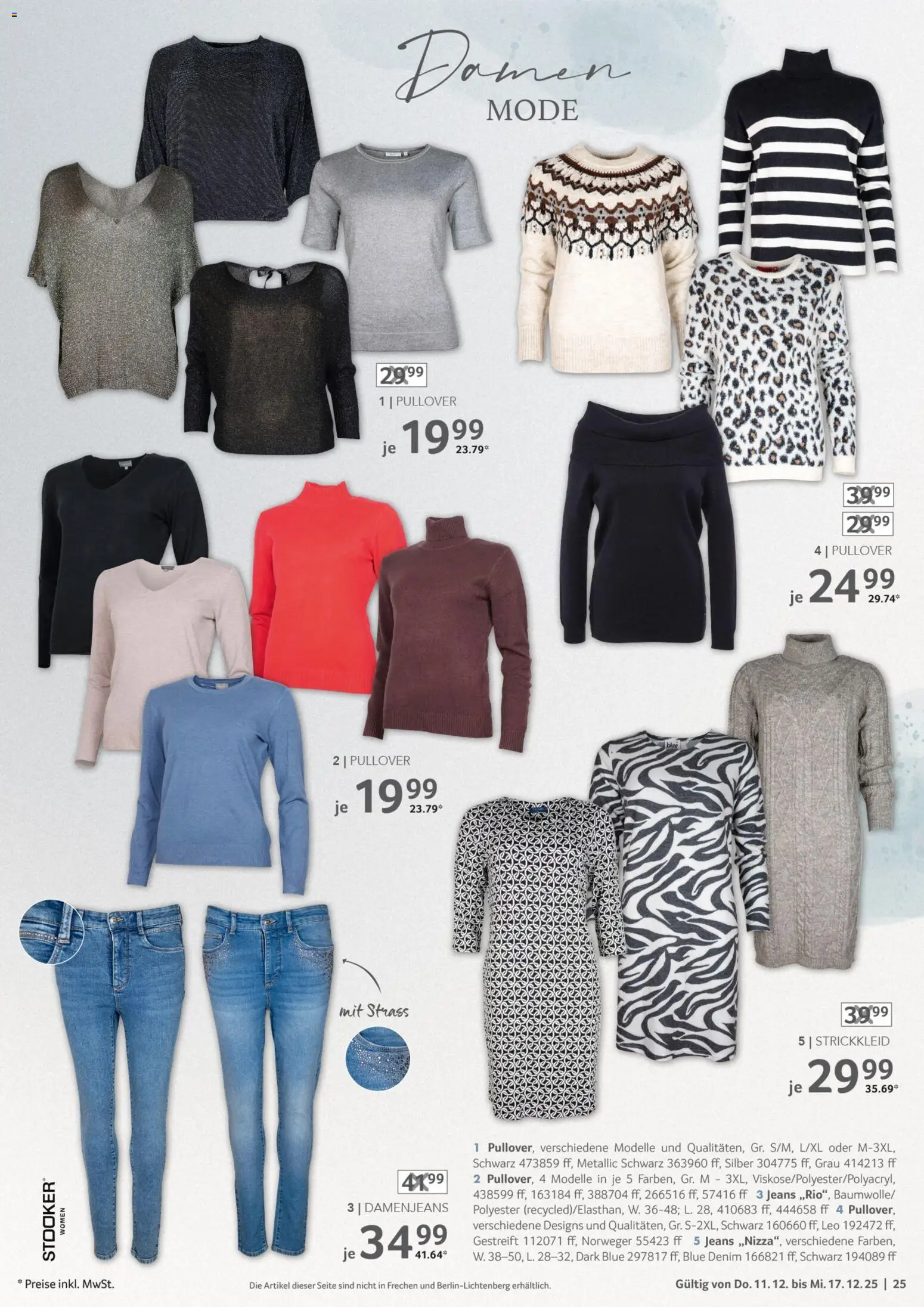 Selgros  Non Food – gültig ab 11.12.2025 | Seite: 25 | Produkte: Pullover, Jeans