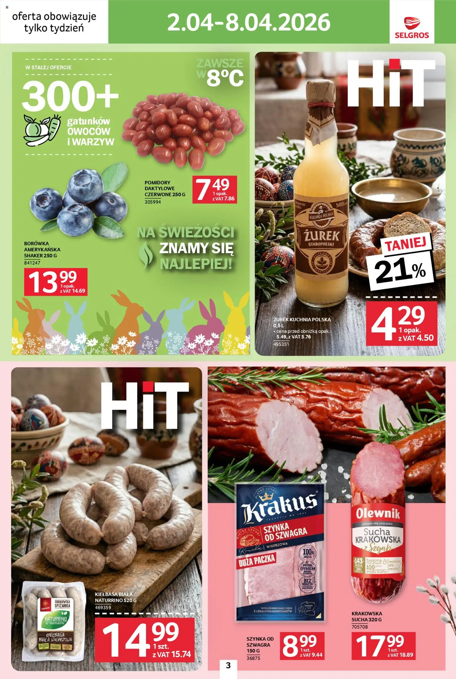 Selgros cash&carry gazetka - Jeszcze więcej super promocji od 02.04.2026 | Strona: 3
