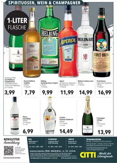 CITTI Markt Aktuelle Angebote für Profis ab 03.12.2025 gültig | Seite: 8 | Produkte: Ouzo, Wein, Uhr, Fernet branca