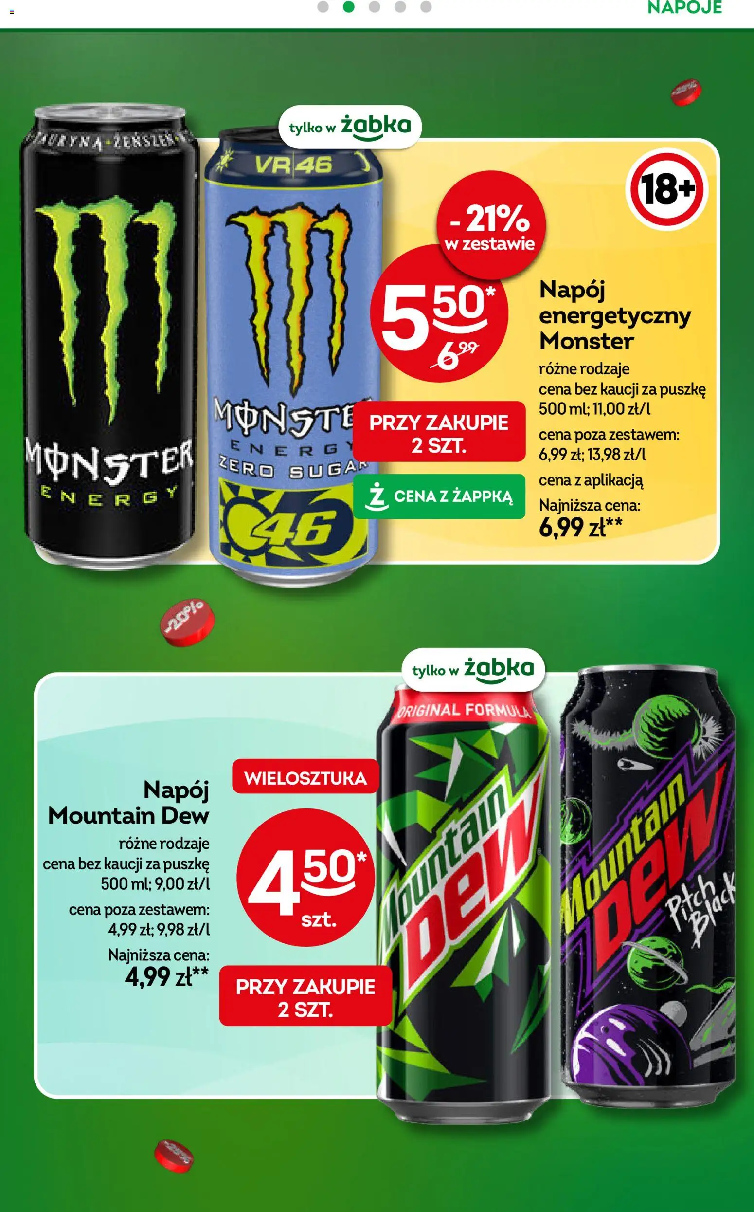 Żabka Black Friday od 19.11.2025 | Strona: 13 | Produkty: Napoje