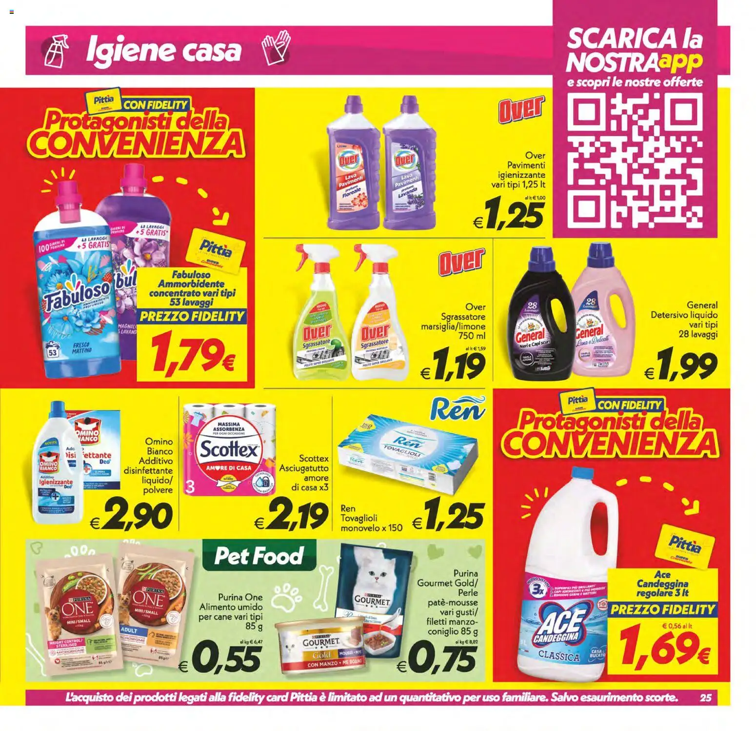 Volantino SuperConveniente del 25.11.2025 | Pagina: 25 | Prodotti: Candeggina, Sgrassatore, Asciugatutto, Lavanda