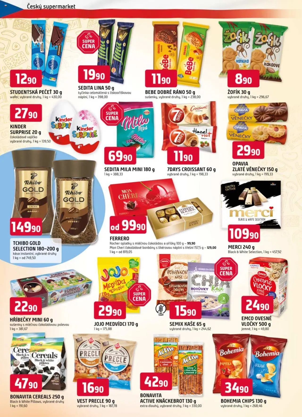 Trefa leták od 17.09.2025 | Strana: 6 | Produkty: Jojo, Tchibo, Studentská pečeť, Kinder
