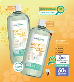 Stanhome - Prévisualisation de SOFT SHOWER RECHARGE 740 ml Parfum Avoine, Gel douche corps et visage Tous types de peaux valide à partir de 01.12.2025 | Page: 53