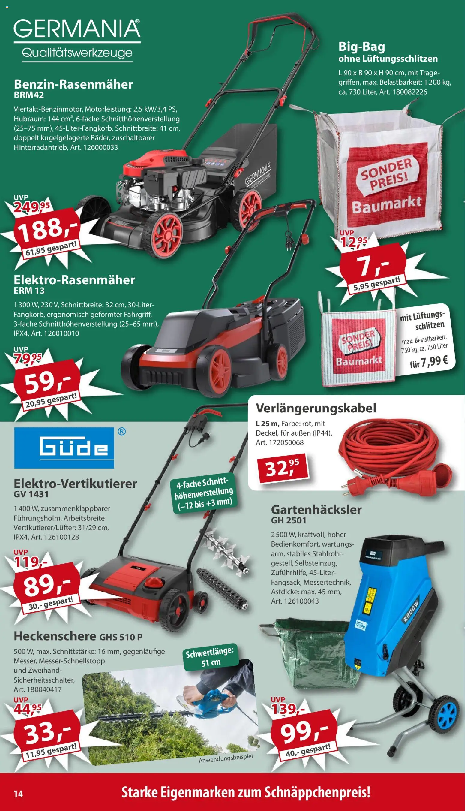 Sonderpreis Baumarkt Prospekt 	 – gültig ab 28.02.2026 | Seite: 14