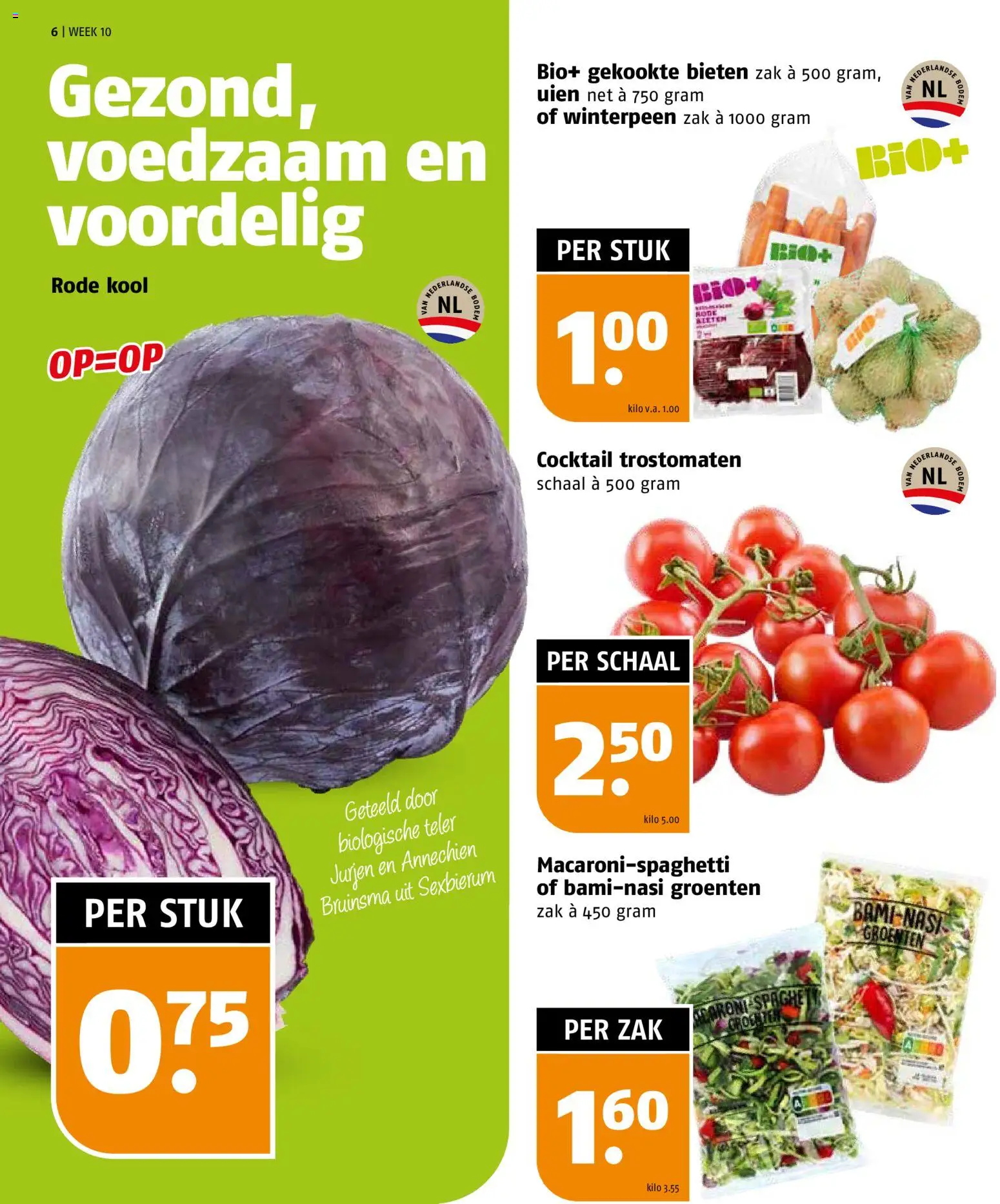 {H1} | Pagina: 6 | Producten: Kool, Schaal, Zak, Groenten