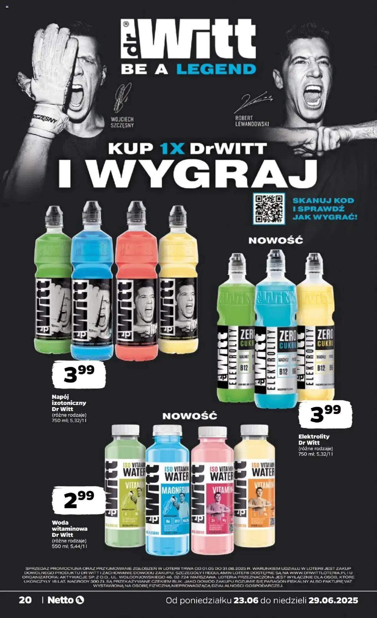 Netto gazetka - Spożywcza od 23.06.2025 | Strona: 20 | Produkty: Woda