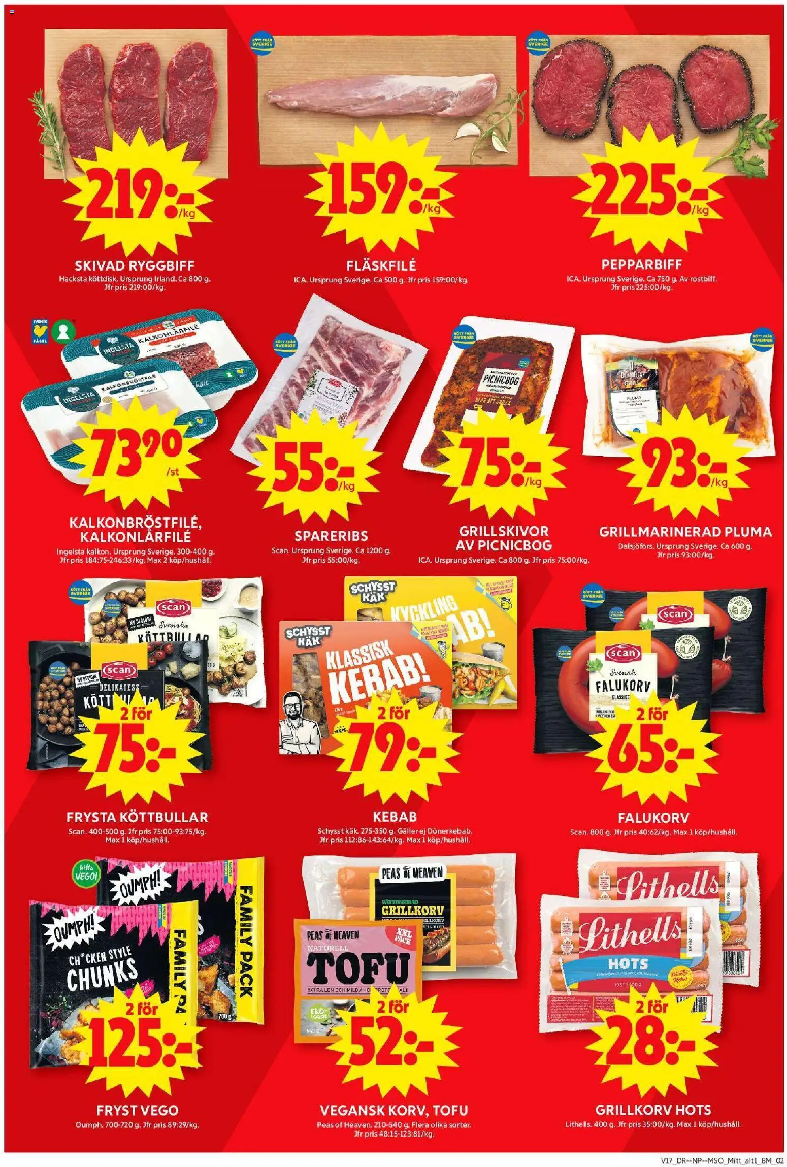 ICA Maxi reklamblad aktuell från 20.04.2026 | Sida: 4 | Produkter: Grill, Galler, Grillkorv, Kalkon