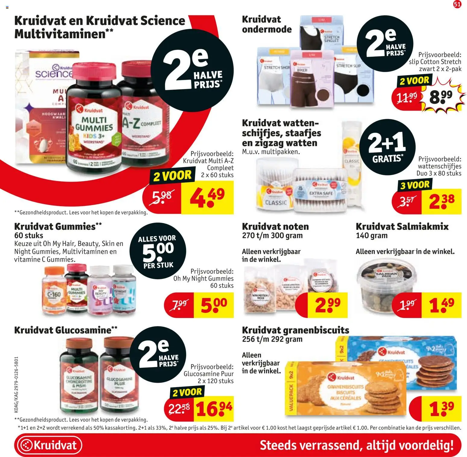 {H1} | Pagina: 54 | Producten: Slip, Noten, Pads, Vitamine C